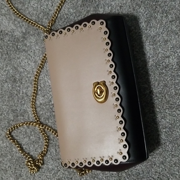Coach Handbags - NWOT Coach Scallop Edge Turnlock Bag In Colour Block